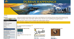 Desktop Screenshot of durbanhappenings.co.za